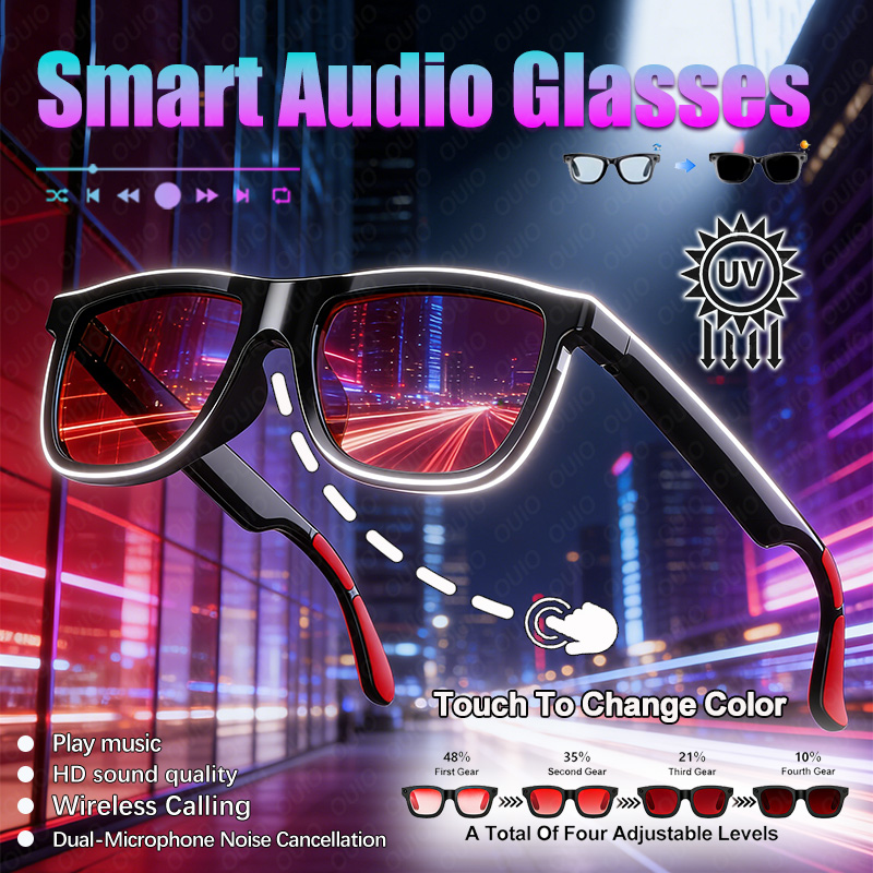 Audio Music Play - High Appearance Audio Glasses Electrochromic Lenses