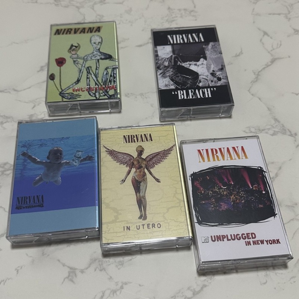 Audio Music Songs - Nirvana Cassette Tape Rock English Songs