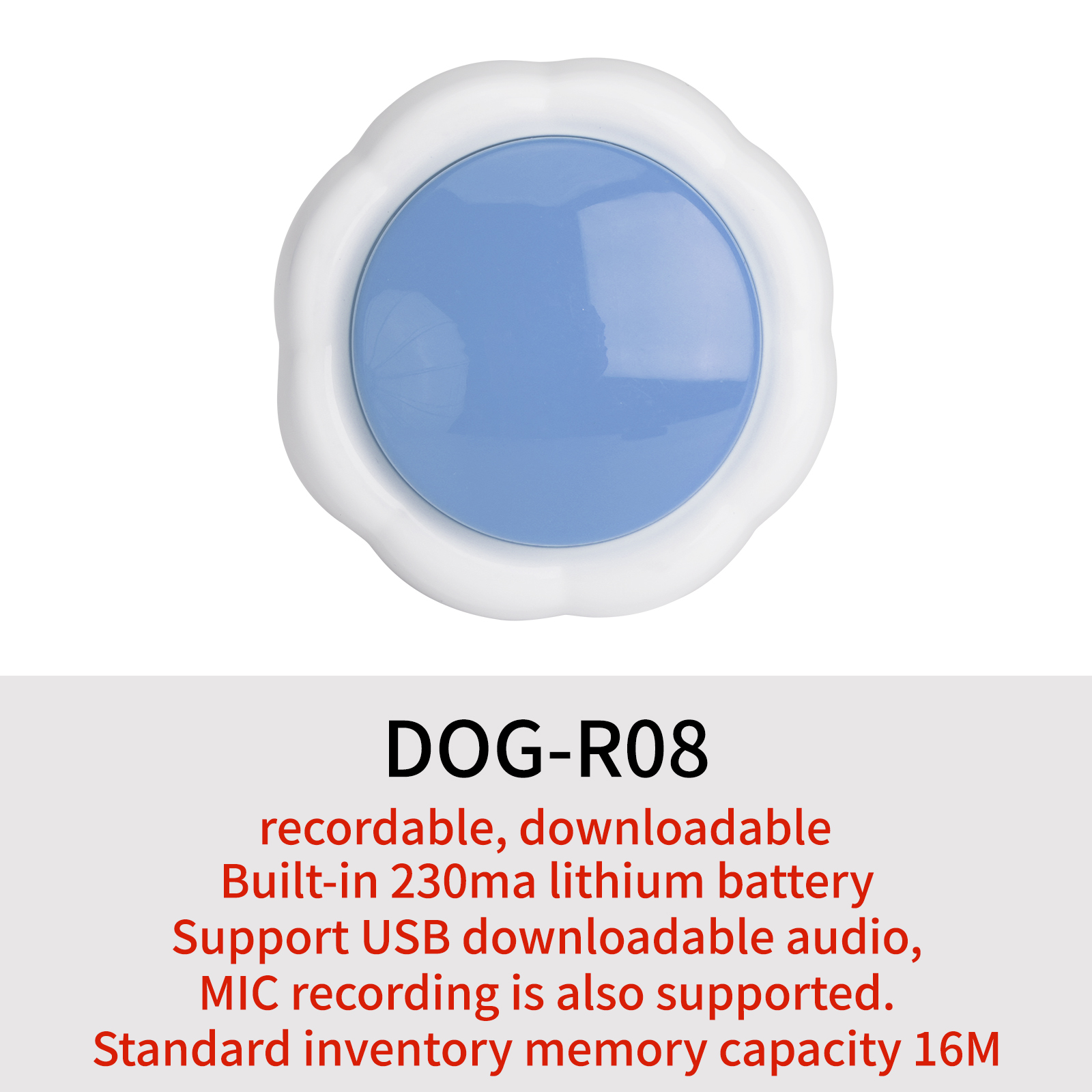 Audio Music Free Download - Voice Recording Button,16MB USB Downloadable &