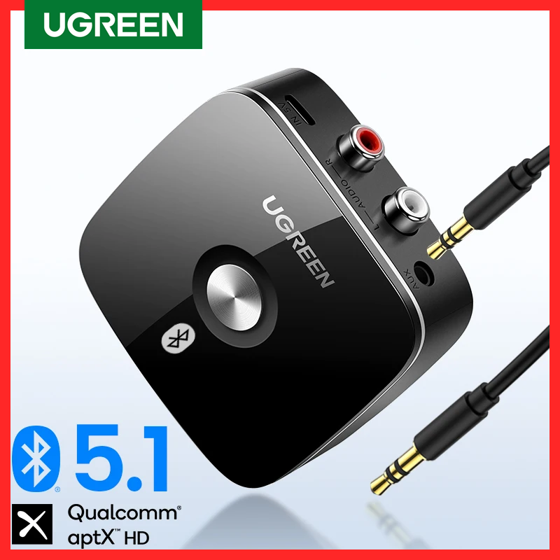 UGREEN Bluetooth RCA Receiver  - Audio Hd Music avaliação e preço