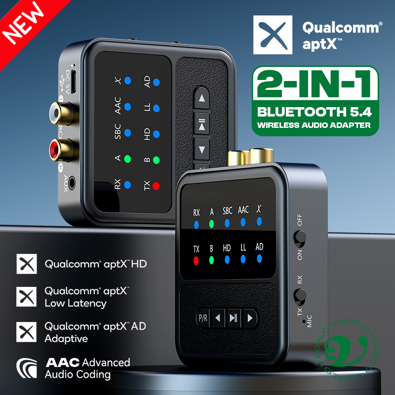 2 in 1 aptX Bluetooth 5.4 Audi - Audio Hd Music avaliação e preço
