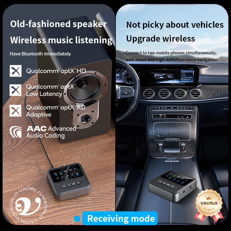 2 in 1 aptX Bluetooth 5.4 Audi - Audio Hd Music avaliação e preço