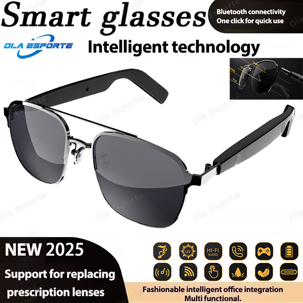 Smart Audio Glasses Air conduc - Audio Hd Music avaliação e preço