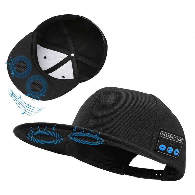 Music Hat Wireless  Hats Outdo - Audio Music Songs avaliação e preço