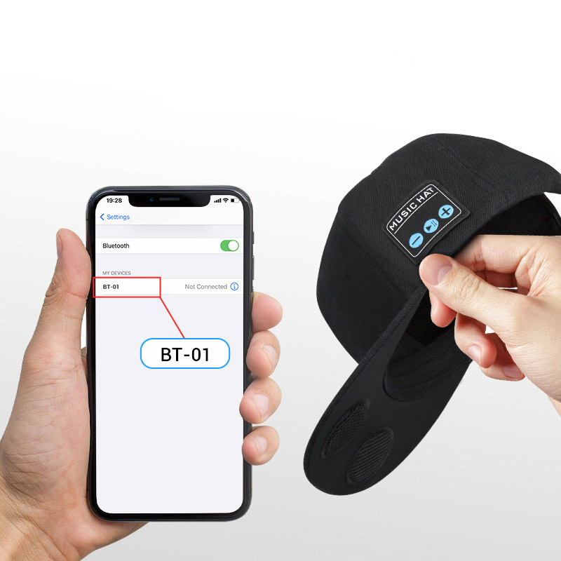 Music Hat Wireless  Hats Outdo - Audio Music Songs avaliação e preço