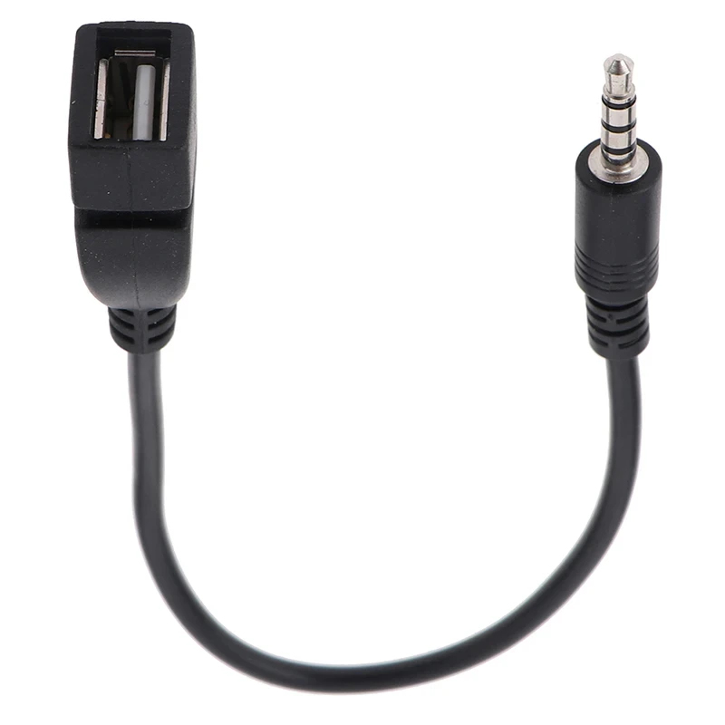 1-6Pcs 3.5mm Black Car AUX Aud - Audio Music Play avaliação e preço
