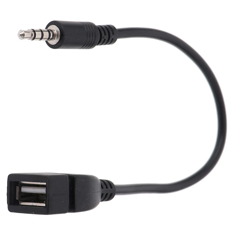 1-6Pcs 3.5mm Black Car AUX Aud - Audio Music Play avaliação e preço