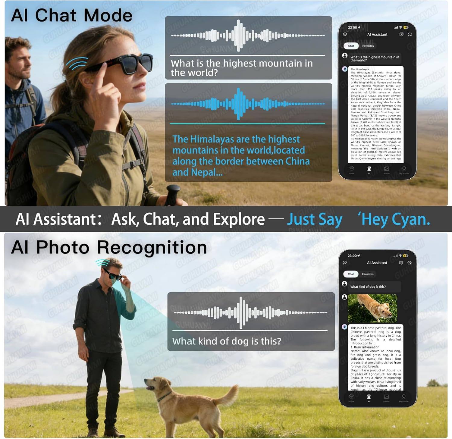 New Smart AI Glasses with 800W - Audio Hd Music avaliação e preço