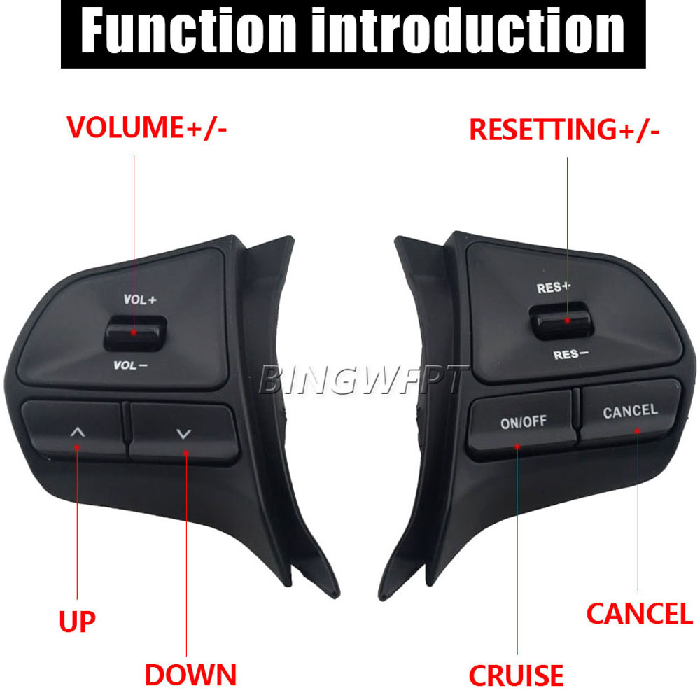 Cruise Switch With backlight f - Audio Music Songs avaliação e preço