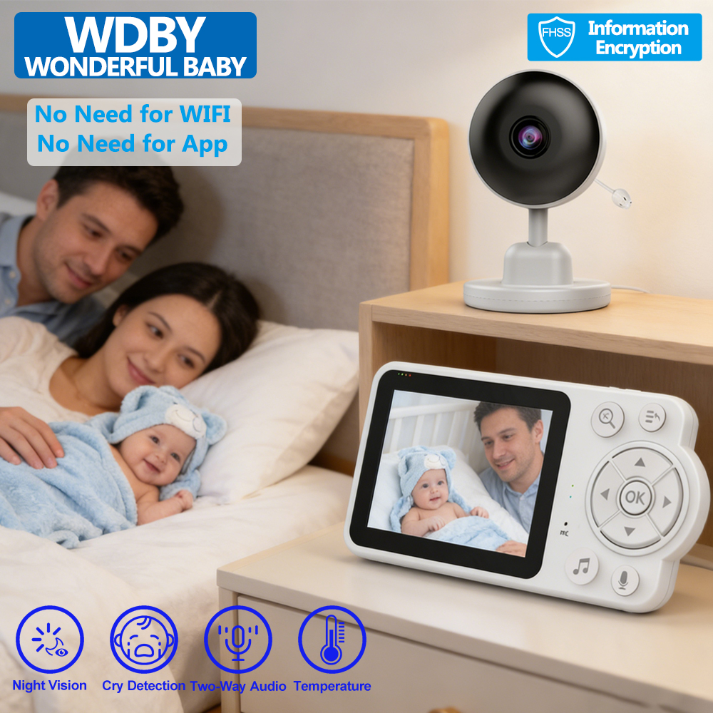 2.8 Inch Video Baby Monitor Di - Audio Hd Music avaliação e preço