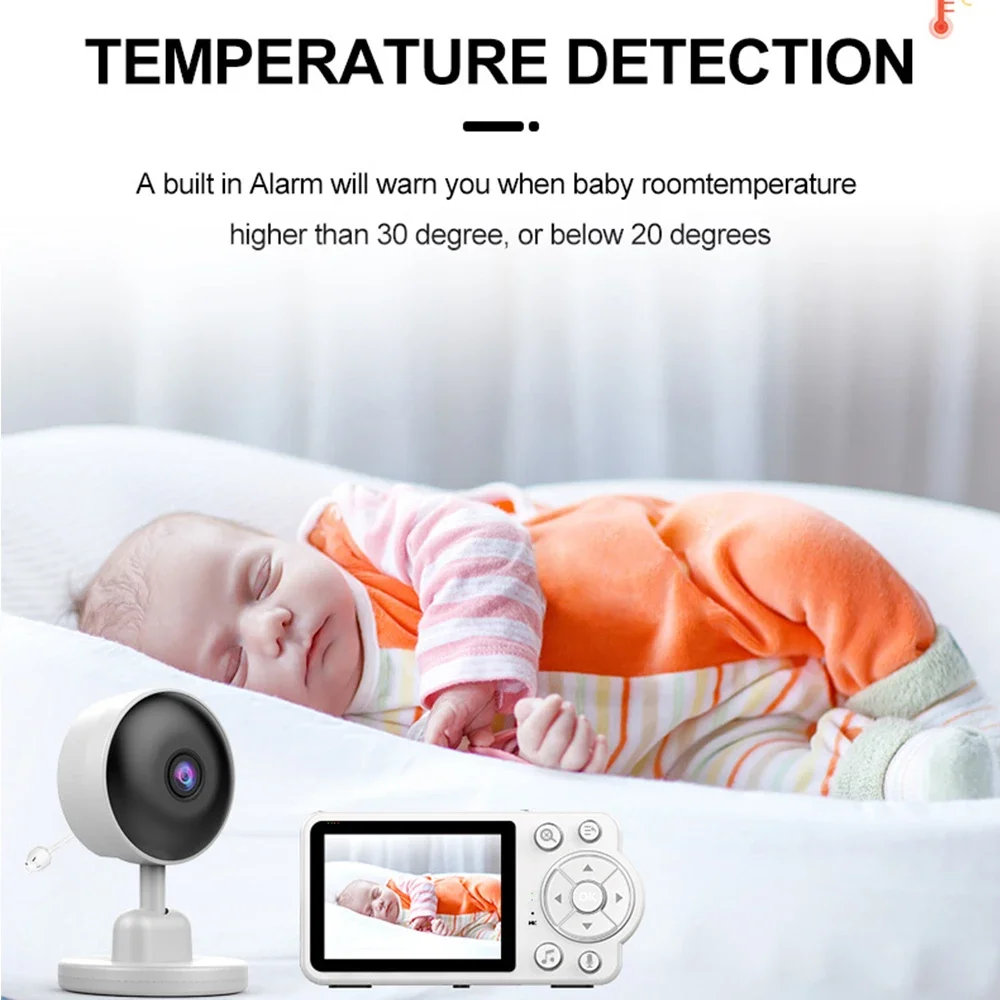 2.8 Inch Video Baby Monitor Di - Audio Hd Music avaliação e preço