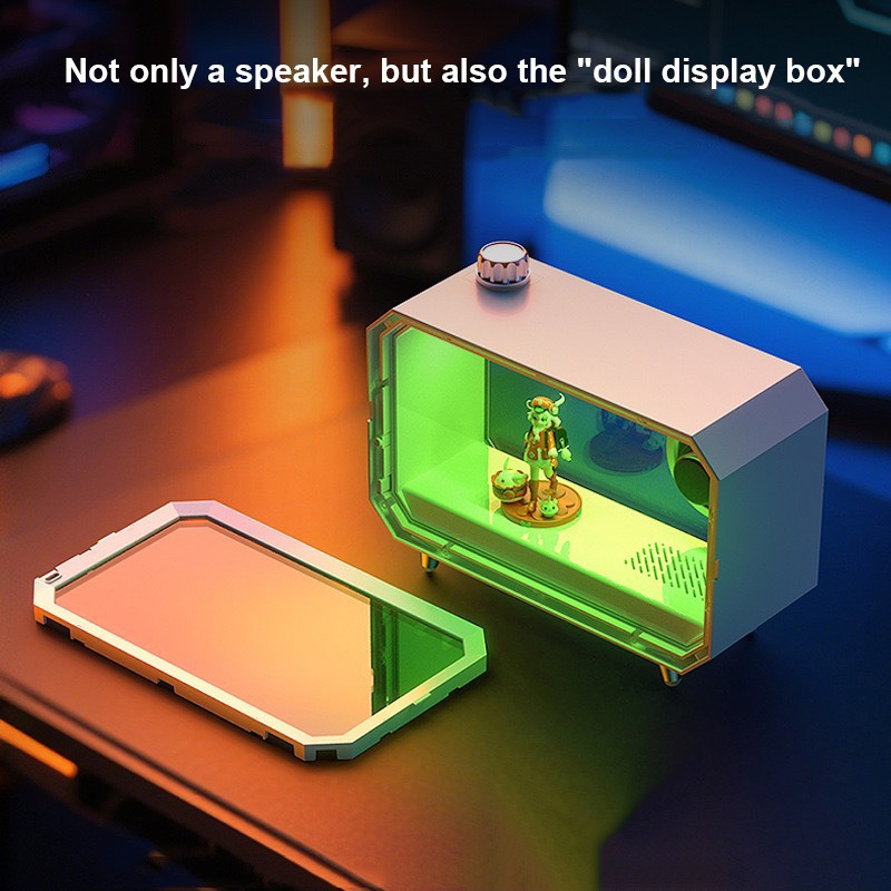 DIY Transparent Bluetooth Spea - Audio Music Play avaliação e preço