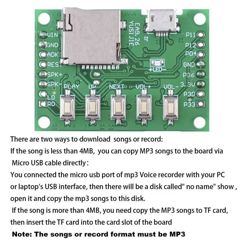 MP3 Voice Module Kit Welcomer  - Audio Music Free Download avaliação e preço