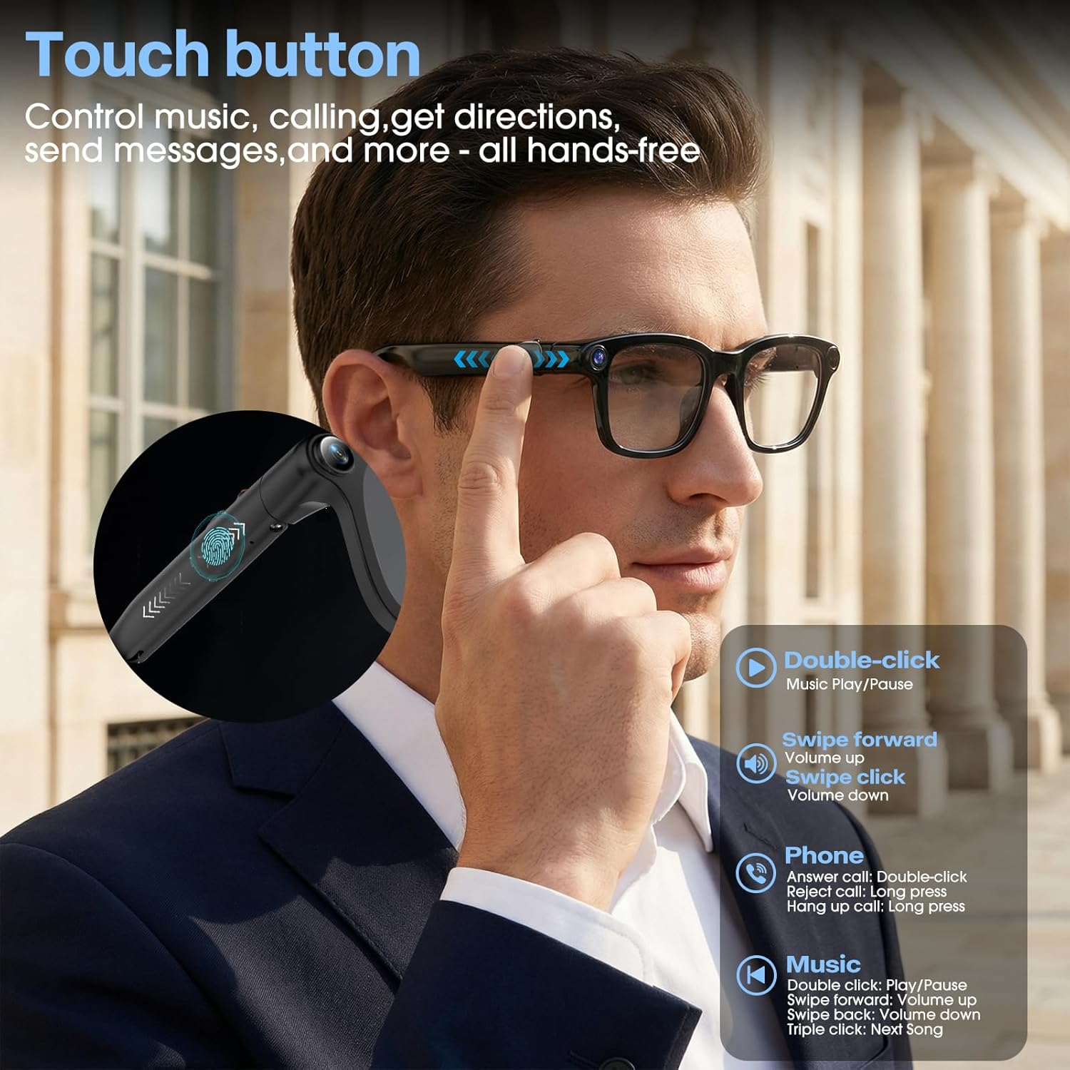 2026 New HD Smart Audio Glasse - Audio Hd Music avaliação e preço