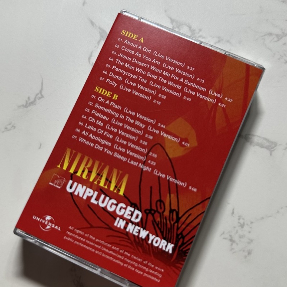 Nirvana Cassette Tape Rock Eng - Audio Music Songs avaliação e preço