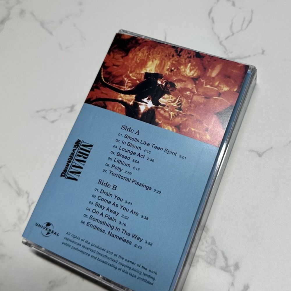 Nirvana Cassette Tape Rock Eng - Audio Music Songs avaliação e preço