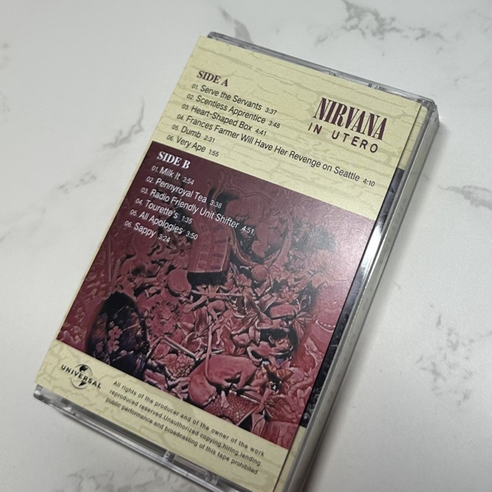 Nirvana Cassette Tape Rock Eng - Audio Music Songs avaliação e preço