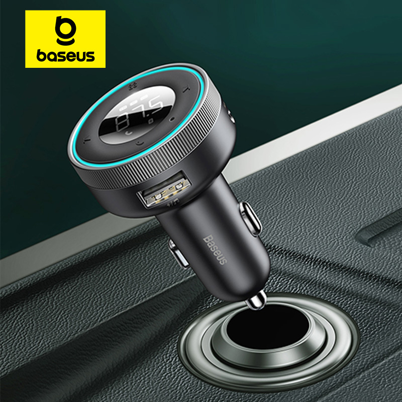 Baseus Car FM Transmitter 5.0  - Audio Music Play avaliação e preço